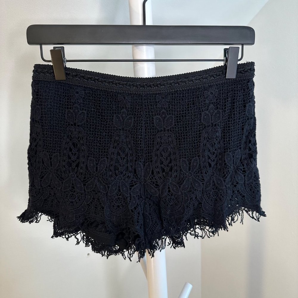 Mossimo Black Lace Shorts M